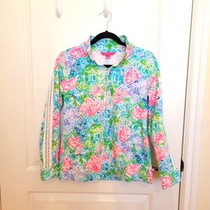 EUC Lilly Pulitzer Skipper Popover Multi Bohemian Queen